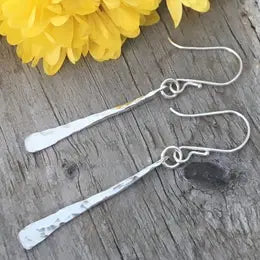 Stick Sterling Silver Earrings