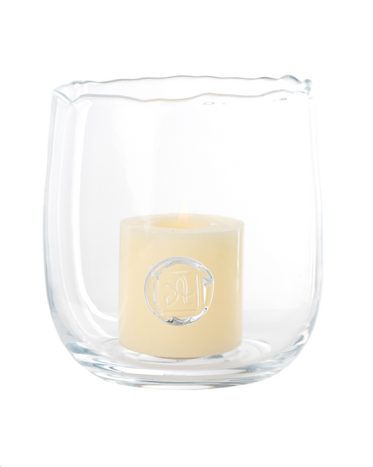 Clear Hurricane with Medallion, ice bucket or flowers