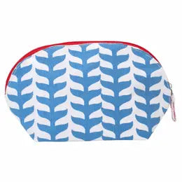 Fin Blue large cosmetic bag, pouch