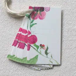 Gift tag, Flower Blooms