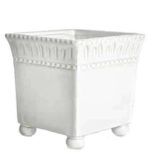 Cachepot  WHITE Square Charlot