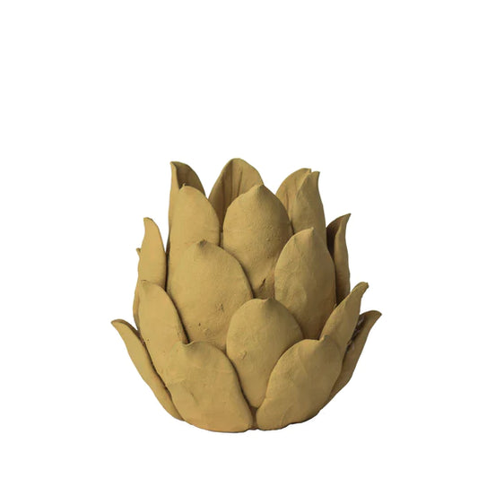 Artichoke Candleholder, White