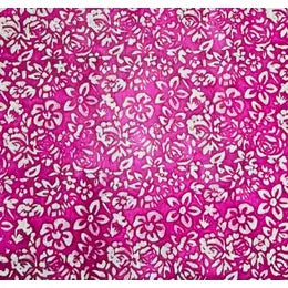 Pink Flowered Wrapping paper, dark magenta