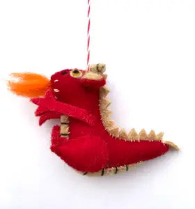 Dragon Fabric Ornament