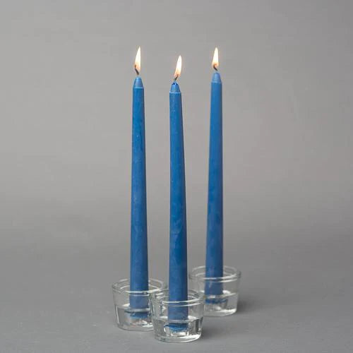 10 inch unscented taper candle