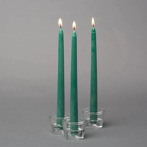 10 inch unscented taper candle