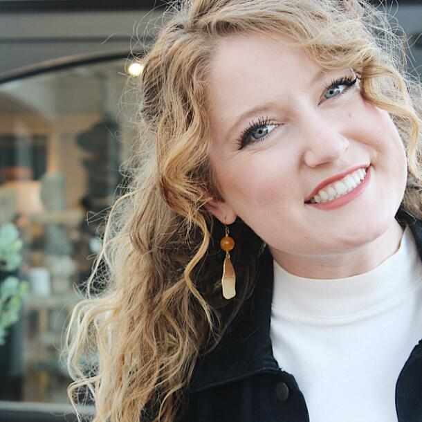 Aswan Earrings, yellow