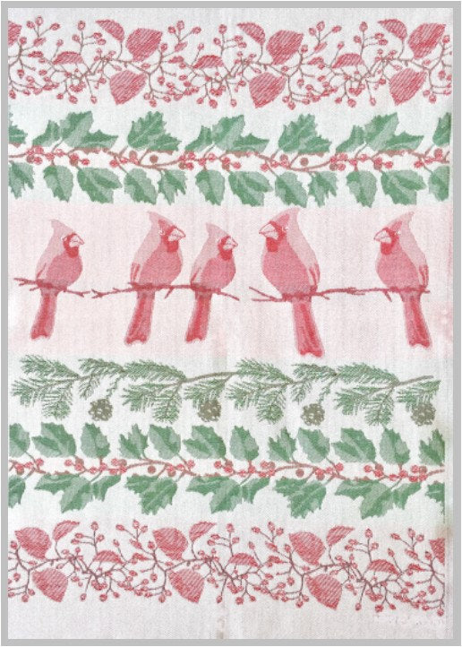 Winter Cardinal Towel