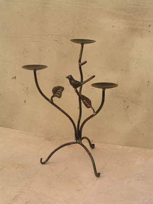 Bird and Branch Candle Holder