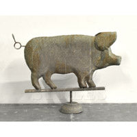 Pig on pedestal, stand