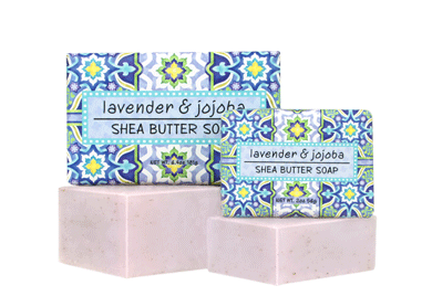 Wrapped Garden Soap, shea butter, 6.4 oz