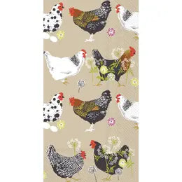 Chicken Guest Paper Towels