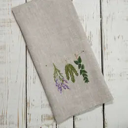 Herb Towel, Flax, Ukraine