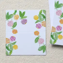 Zinnia Place cards, placecards