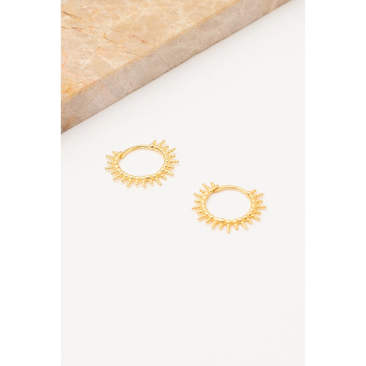 Soliel Huggie Hoops earrings